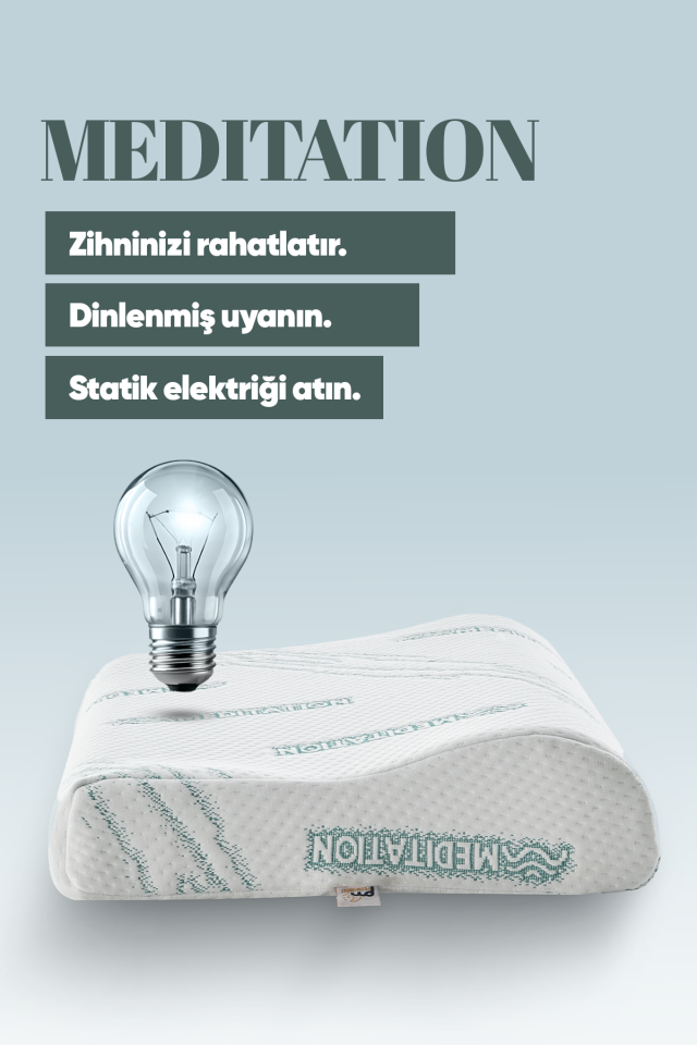 Pillow Market Ortopedik Visko Yastık - AntiStres Boyun Düzleşmesi Yastığı