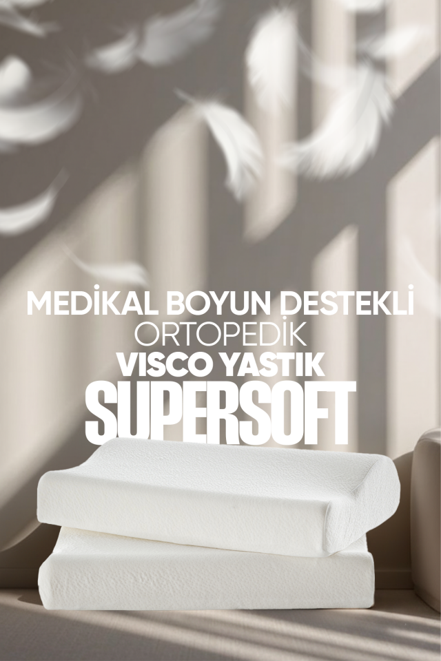 Pillow Market Ortopedik Visko Yastık - Fıtık ve Boyun Düzleşmesi Yastığı