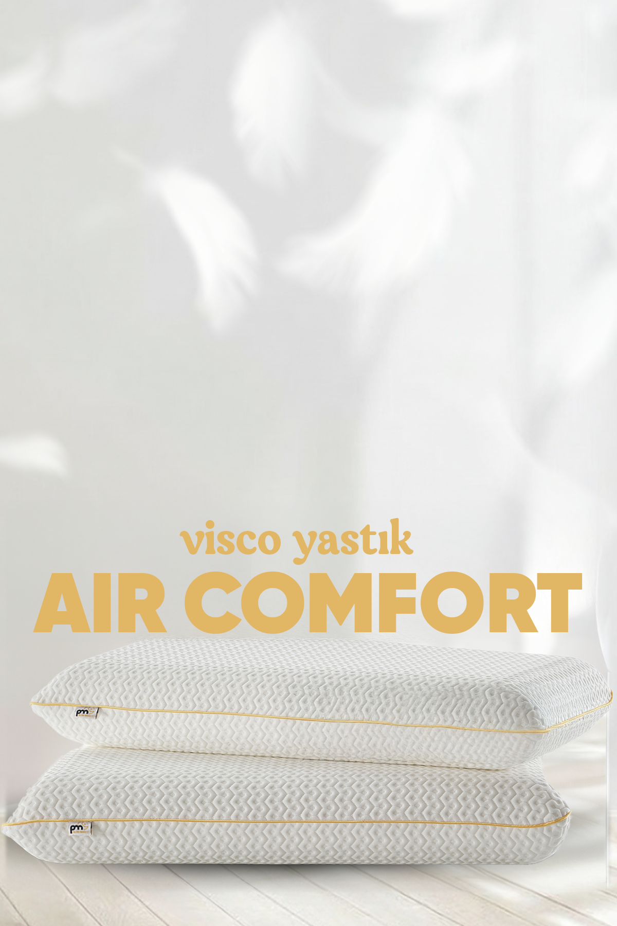 Büyük Boy Ortopedik Visco Yastık - Air Comfort Cilt Dostu Anti Uv ( XXL ) Uyku Yastığı Yumuşak Tuşe