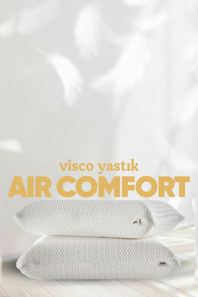 Pillow Market Ortopedik Air Comfort Visko Yastık - Cilt Dostu Anti UV Kumaş