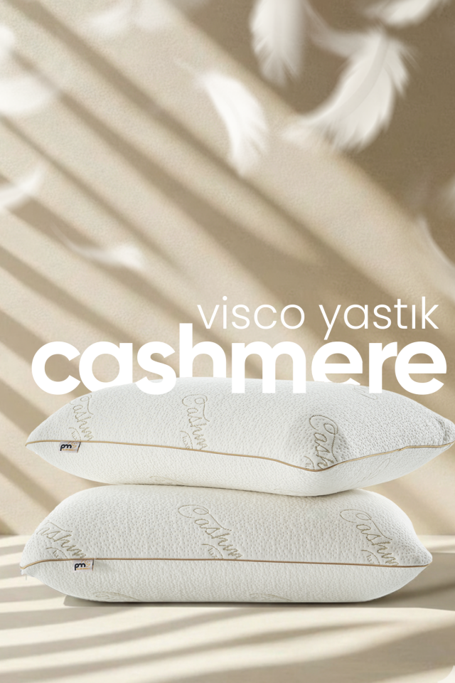 Pillow Market Ortopedik Kaşmir Visko Yastık - Ultra Lüks Cashmere Kumaş