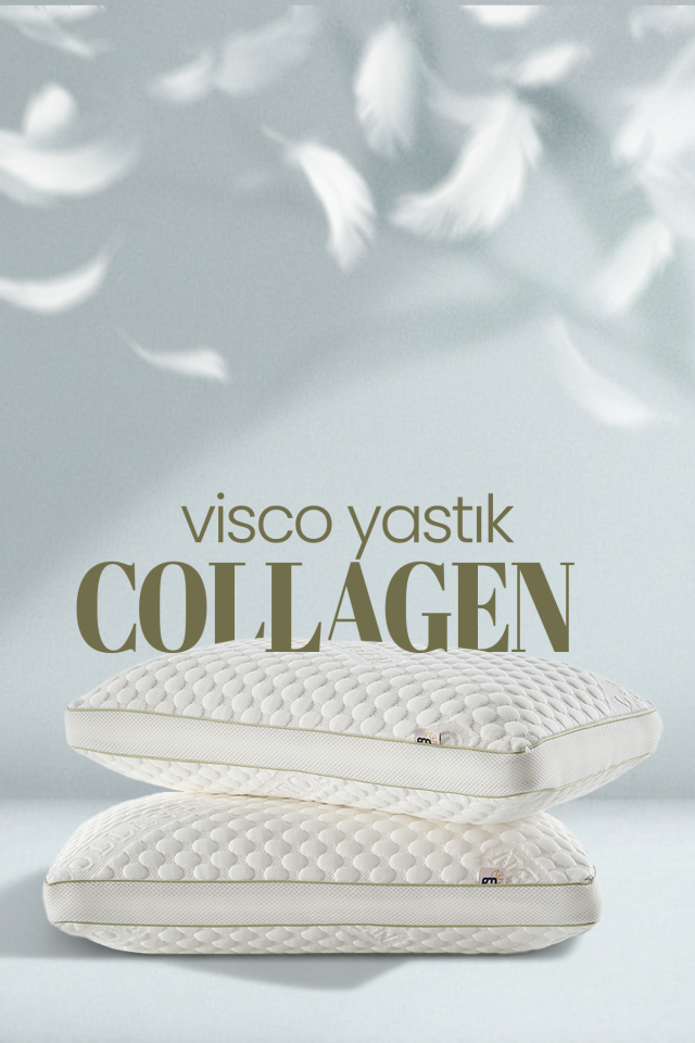 Pillow Market Ortopedik Collagen Yaşlanma Karşıtı Visko Yastık - Kırışıklık Önleyici