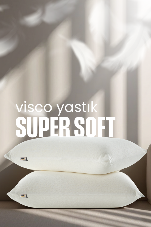 Pillow Market Ortopedik Super Soft Visko Yastık - Hava Alabilir Terletmez Yastık