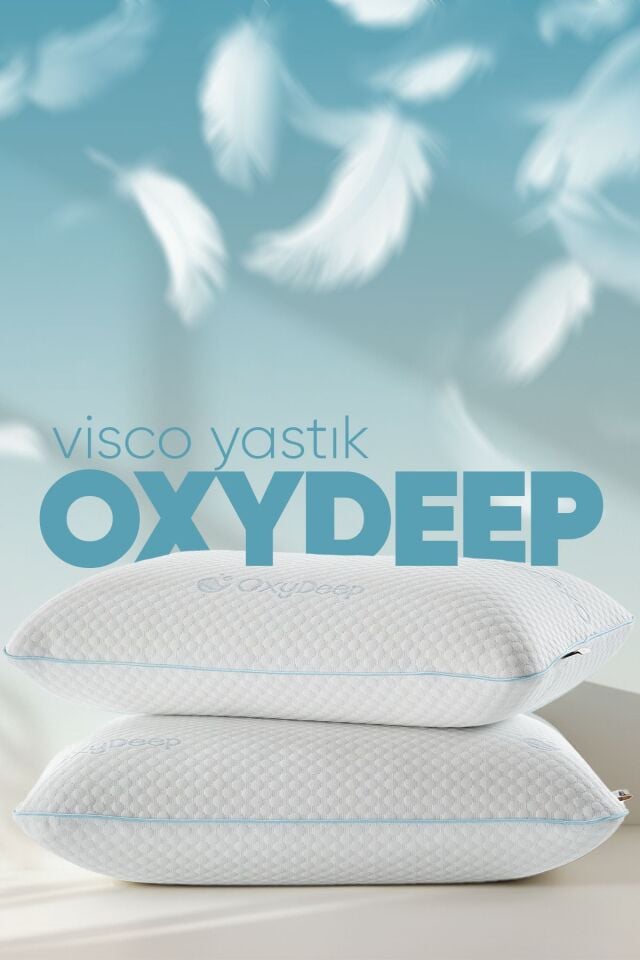 Pillow Market OxyDeep Oksijen Teknolojili Ortopedik Visko Yastık - Yorgunluk Önleyici