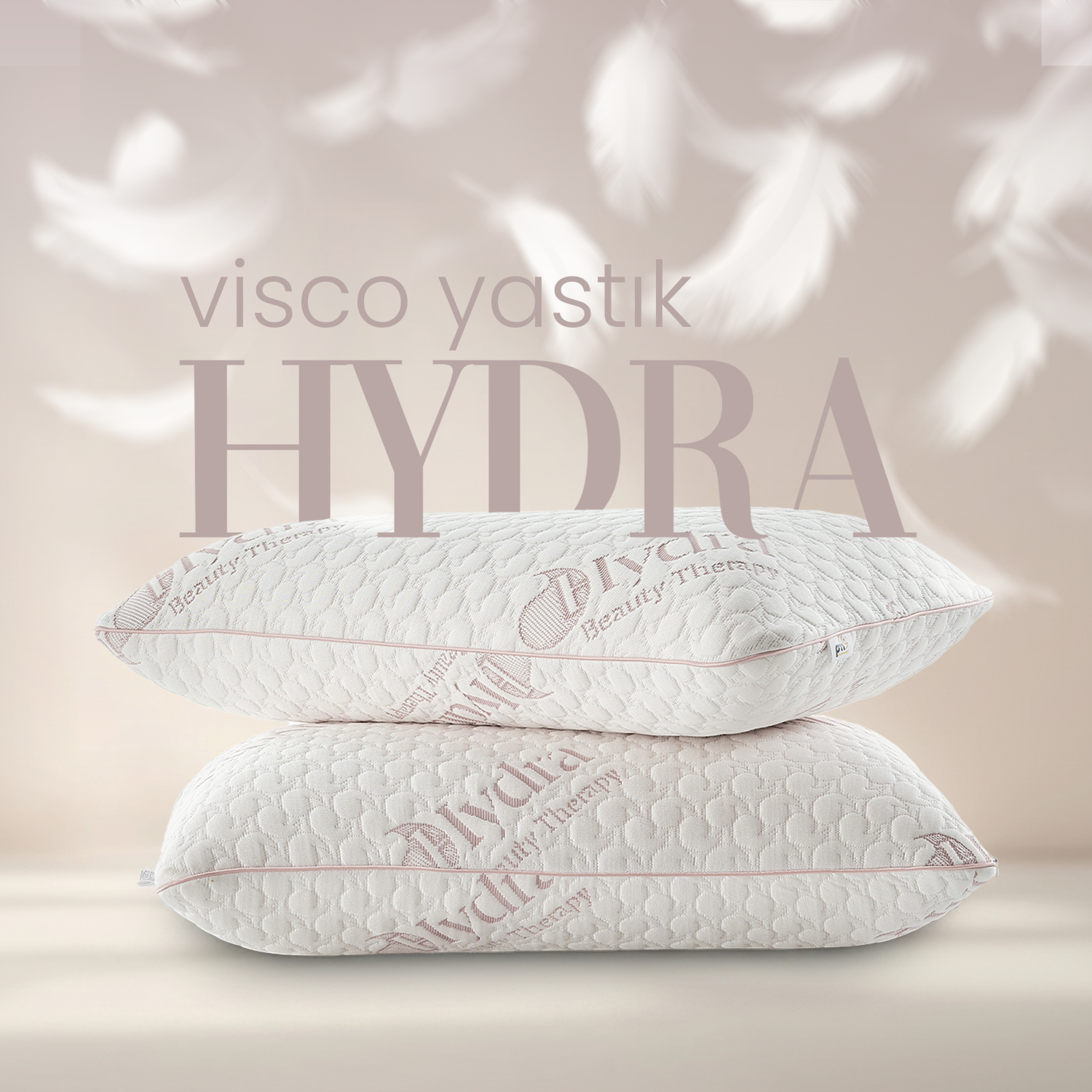 Dinlendirici Tombul Visko Yastık - Ortopedik HYDRA Güzellik Yastığı - Hyaluronic kolajen Yastık