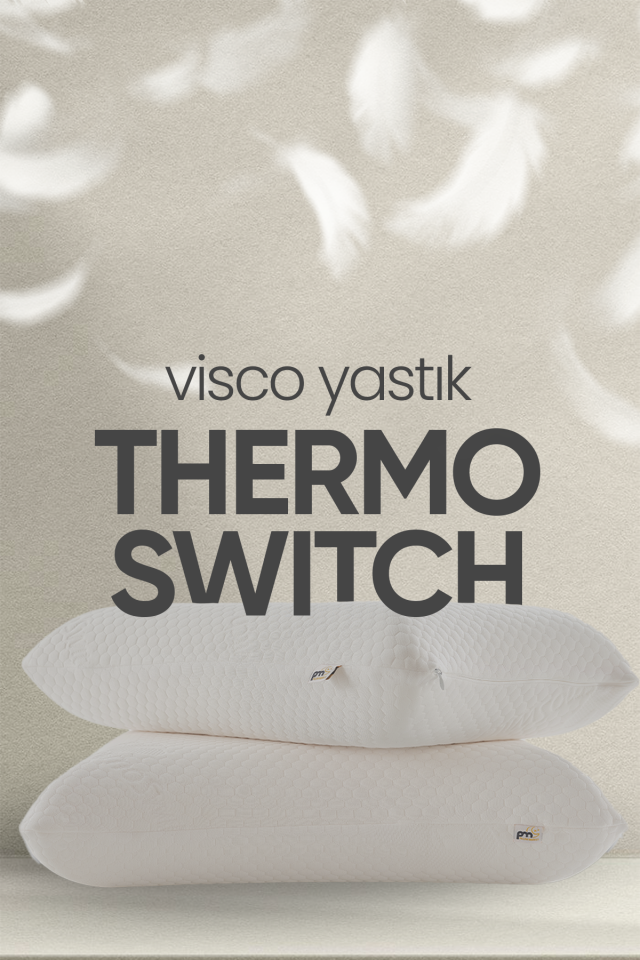 Pillow Market Thermo Switch Akıllı Isı Hafızalı Ortopedik Visco Yastık - Termal Isı Dengeleyici
