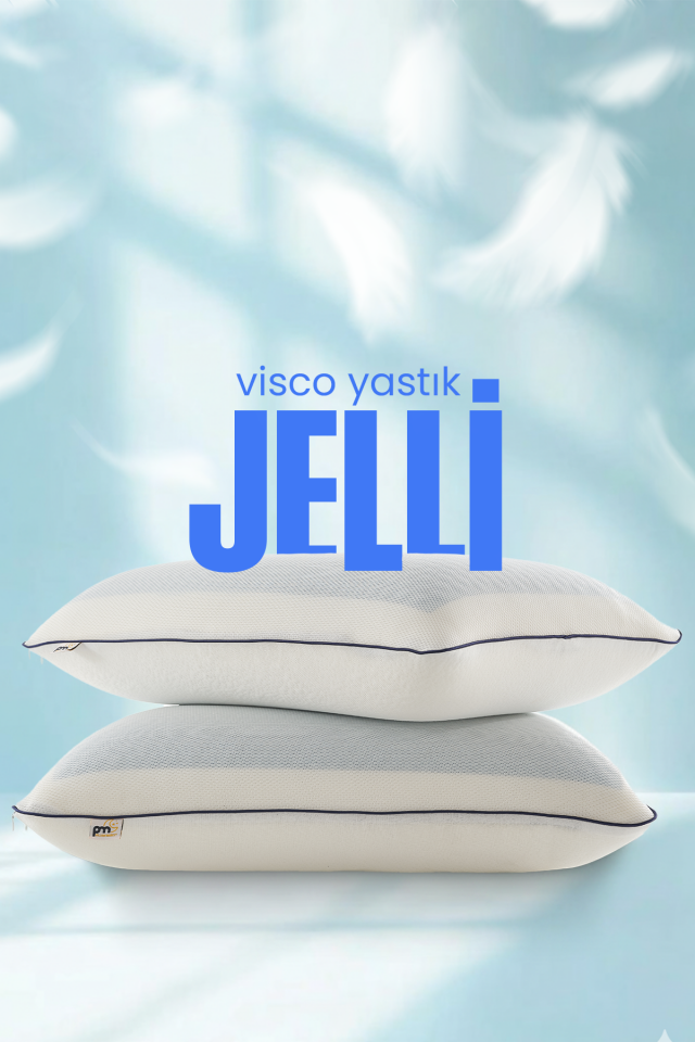 Pillow Market Serinletici Jelli Ortopedik Visco Yastık - Soğuk Jel Teknolojili (60x40x15)