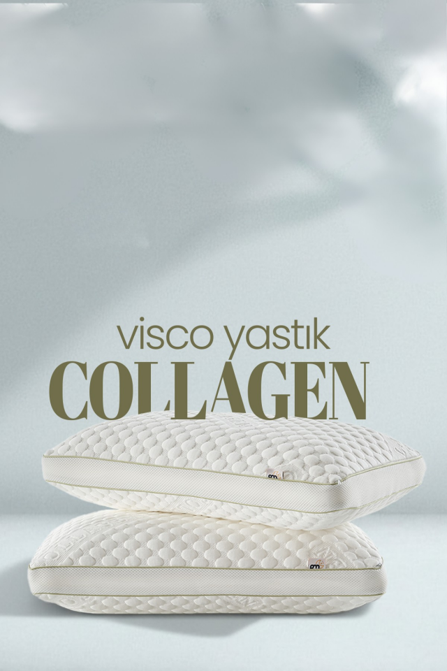 Pillow Market Collagen Anti-Aging Visco Yastık - Kırışıklık Önleyici ve Hava Kanallı Ortopedik