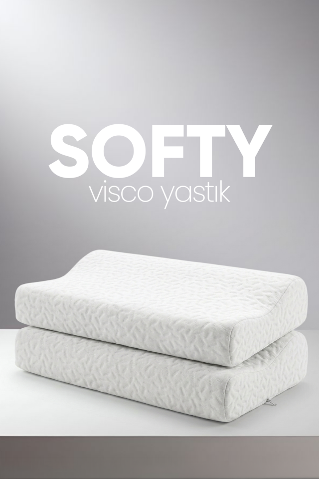 Pillow Market Softy Ortopedik Visko Boyun Destekli Yastık